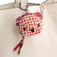 Classic Mini Bear Bag Charm : Festive Check Patchwork