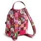 Deluxe Drawstring Backpack : Festive Check Patchwork