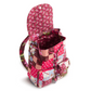 Deluxe Drawstring Backpack : Festive Check Patchwork