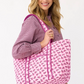 Hathaway Tote : Melissa Ditsy Pink