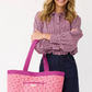 Hathaway Tote : Melissa Ditsy Pink