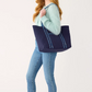 Hathaway Tote : Peacoat
