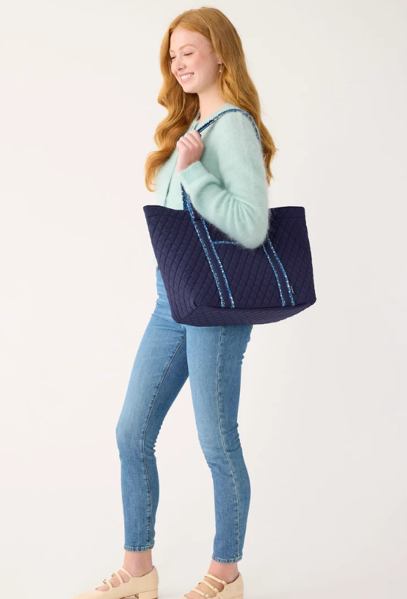 Hathaway Tote : Peacoat