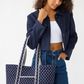 Hathaway Tote : Rachel Ditsy Peacoat