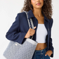 Hathaway Tote : Rachel Ditsy Peacoat