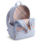 Large Bancroft Backpack : Blue Leaf