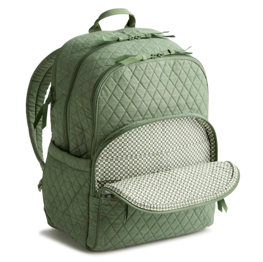 Large Bancroft Backpack : Vineyard Green Chambray