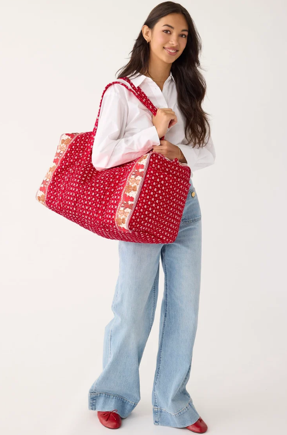 Large Original Duffel : Beary Ditsy