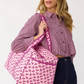 Large Original Duffel : Melissa Ditsy Pink