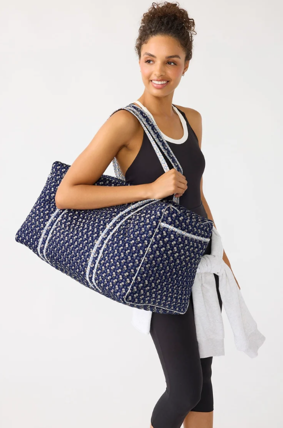 Large Original Duffel : Rachel Ditsy Peacoat