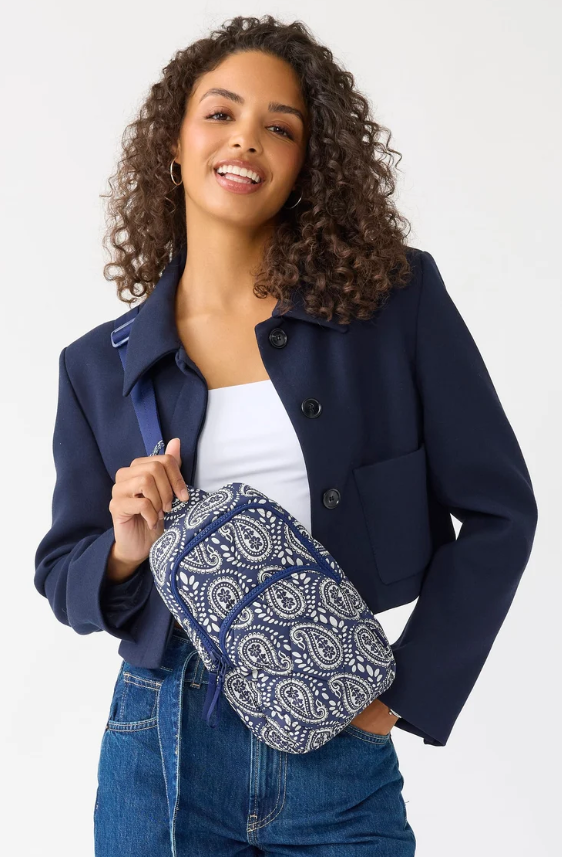 Lorman Sling Backpack : Waves Paisley