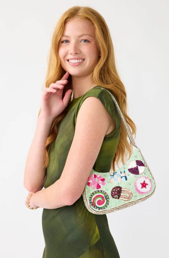 Mini Roxbury Crescent Shoulder Bag : Cookie Swap