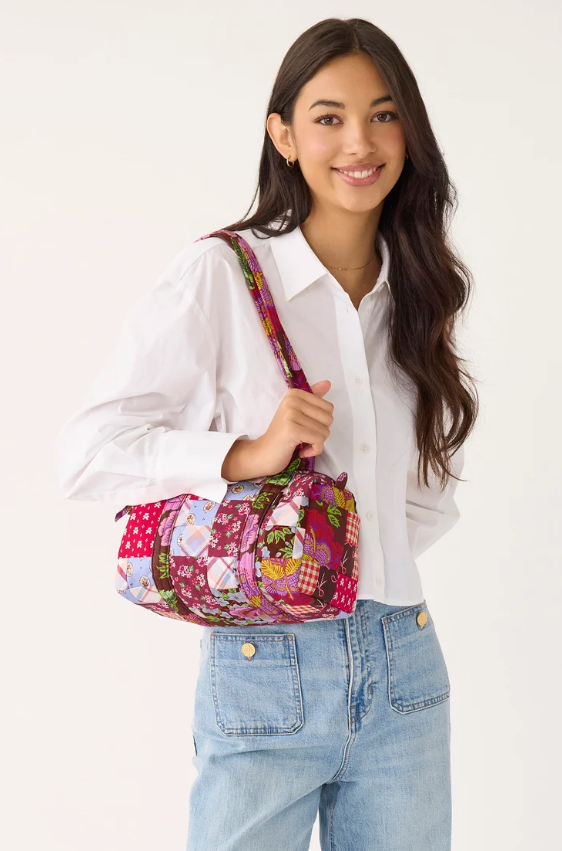 Original 100 Handbag : Festive Check Patchwork