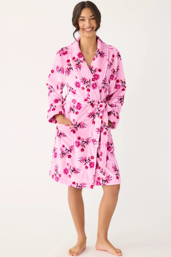 Robe - Melissa Ditsy Pink