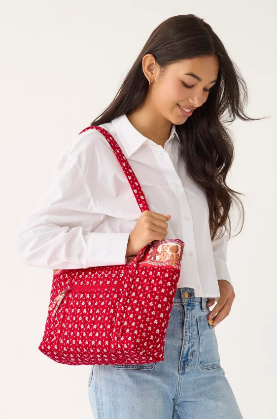 Small Original Vera Tote : Beary Ditsy