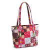 Small Original Vera Tote : Festive Check Patchwork