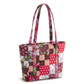 Small Original Vera Tote : Festive Check Patchwork