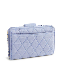 Small Turnlock Wallet : Blue Chambray