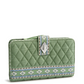 Turnlock Wallet : Vineyard Green Chambray