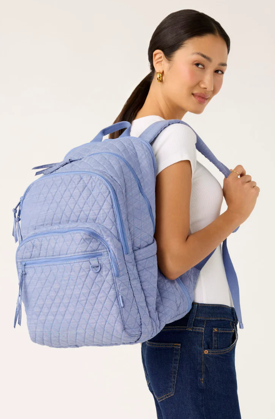 XL Bancroft Backpack : Blue Chambray