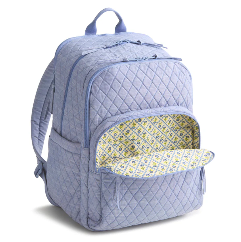 XL Bancroft Backpack : Blue Chambray