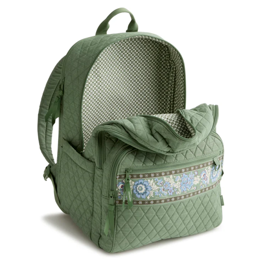 XL Bancroft Backpack: Vineyard Green Chambray