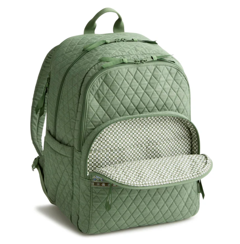 XL Bancroft Backpack: Vineyard Green Chambray