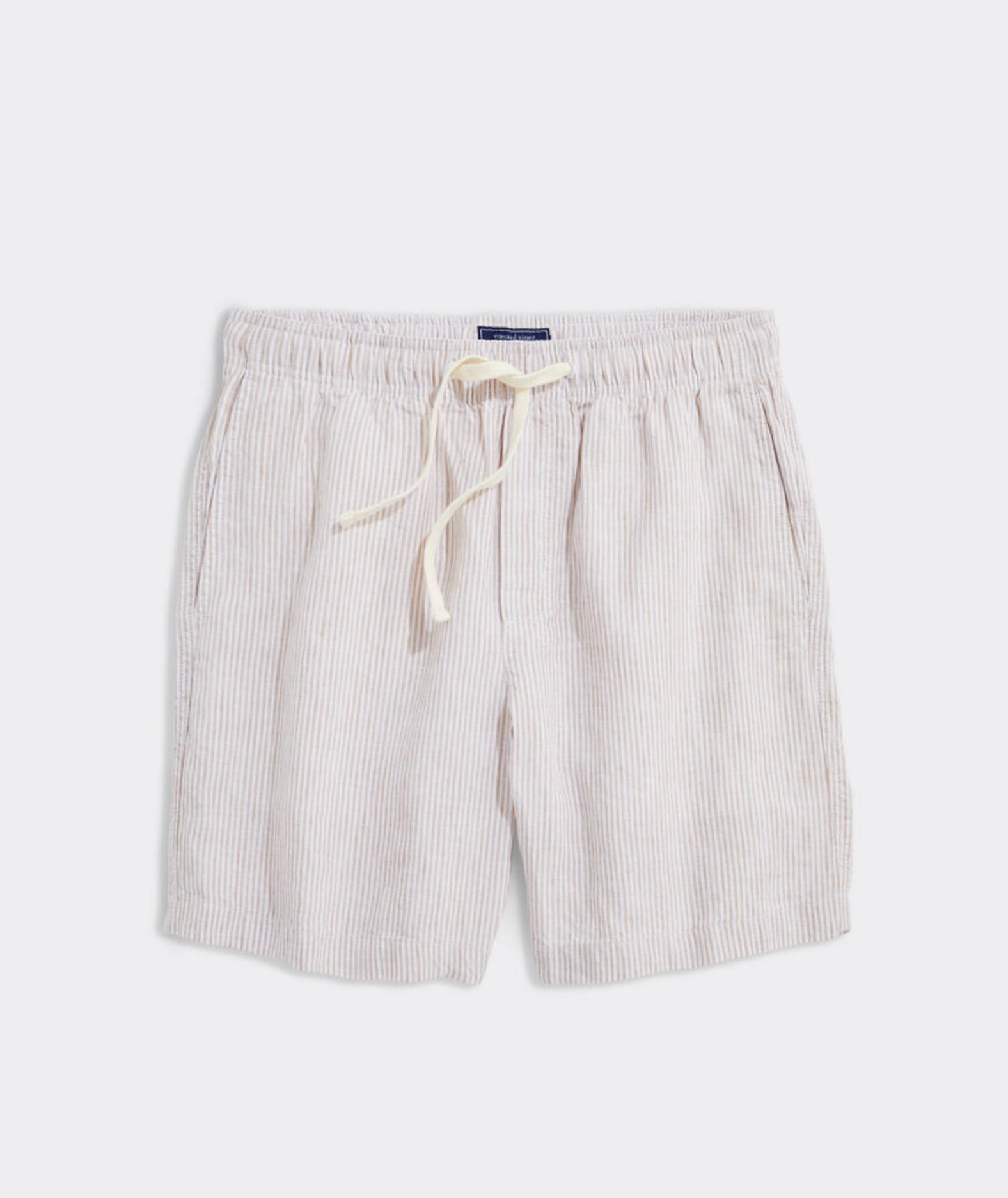 Vineyard Vines 7" Pull-On Linen Short | Cappuccino