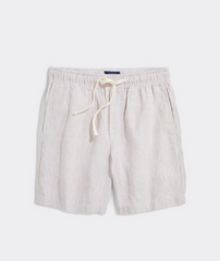 Vineyard Vines 7" Pull-On Linen Short | Cappuccino