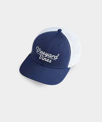 Vineyard Vines Golf Logo Trucker | Nautical Navy