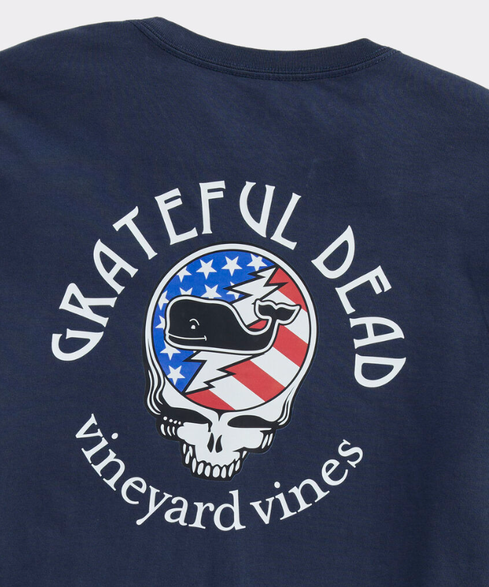 Grateful Dead USA Long Sleeve Tee