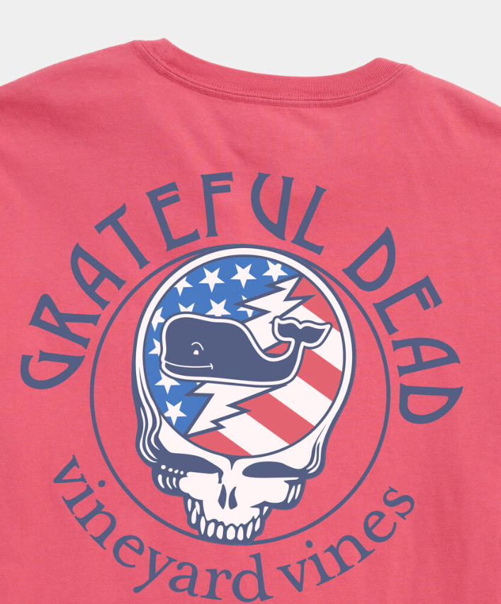 Grateful Dead USA Short Sleeve Pocket Tee