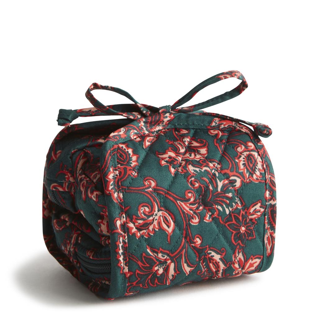 All Wrapped Up Cosmetic - Cotton Gabardine in pattern Victorian Vines.