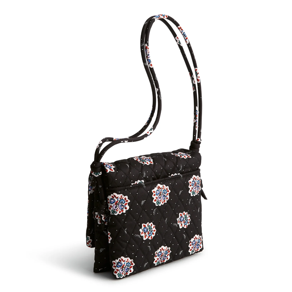 Baird Hipster - Cotton Gabardine in Feathery Bouquets Vera Bradley Pattern.