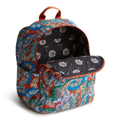 Bancroft Backpack in Flowers + Feathers Vera Bradley Pattern.