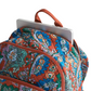 Bancroft Backpack in Flowers + Feathers Vera Bradley Pattern.