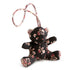 Vera Bradley Bitty Bear Bag Charm in Melissa Ditsy, front view