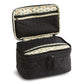 Vera Bradley Brush Up Cosmetic Case in Moonless Night, detail view
