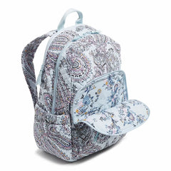 Vera Bradley Campus Backpack in Soft Sky Paisley pattern - 4
