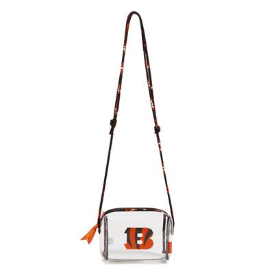 Vera Bradley clear belt bag with the Cincinnati Bengals NFL logo on the front.