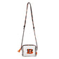 Vera Bradley clear belt bag with the Cincinnati Bengals NFL logo on the front.