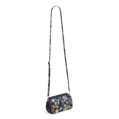 RFID All in One Crossbody - Fresh-Cut Floral Green