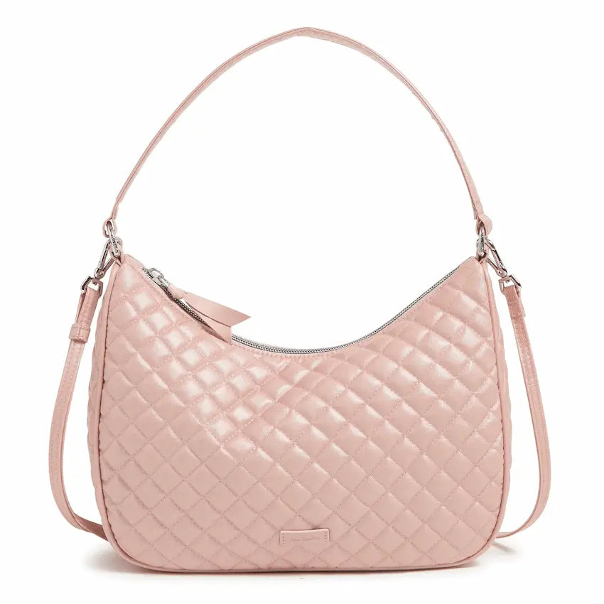 Frannie Crescent Crossbody Bag - Rose Quartz