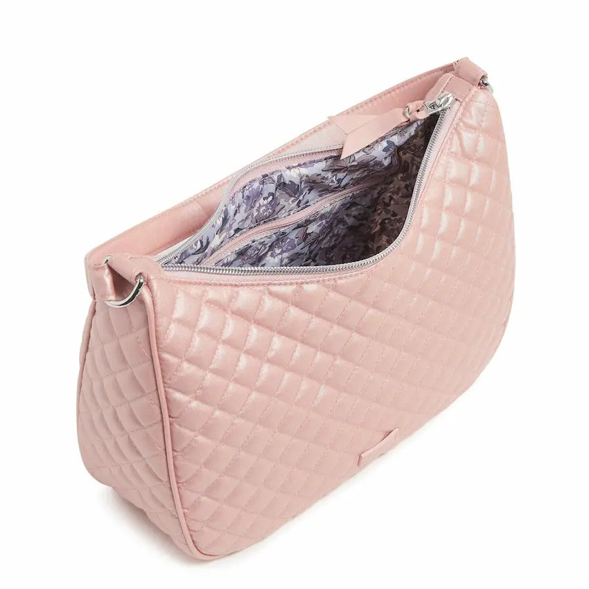 Frannie Crescent Crossbody Bag - Rose Quartz