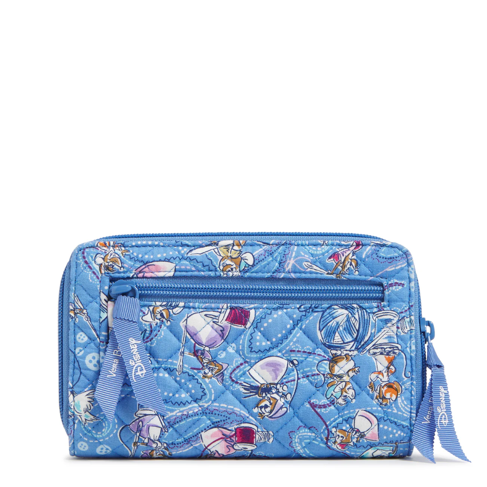 RFID Turnlock Wallet : Cinderella Paisley Friends