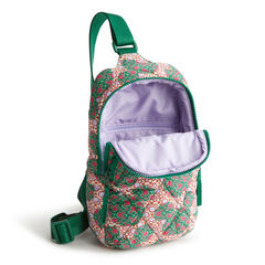 Lorman Sling Backpack : Mickey Mouse Kaleidoscope Lavender