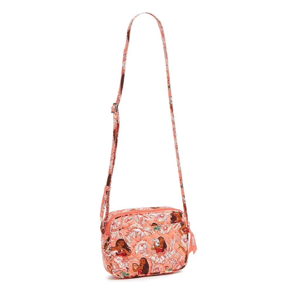 Pink crossbody bag from Vera Bradley featuring Disney's Moana.