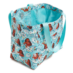 Vera Bradley Disney Drawstring Family Tote Bag in Moana Pattern.