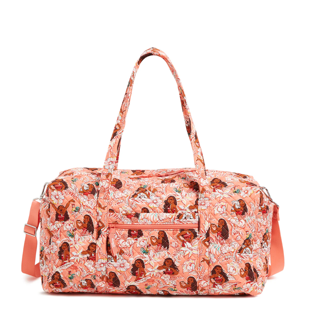 Large size duffel bag from Vera Bradley featuring Disney's Moana.