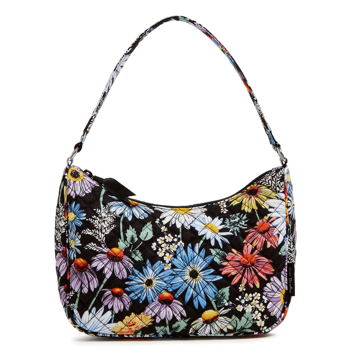 Frannie Crescent Crossbody - Daisies